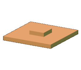 A mine in the ground