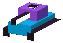 A block-built tank